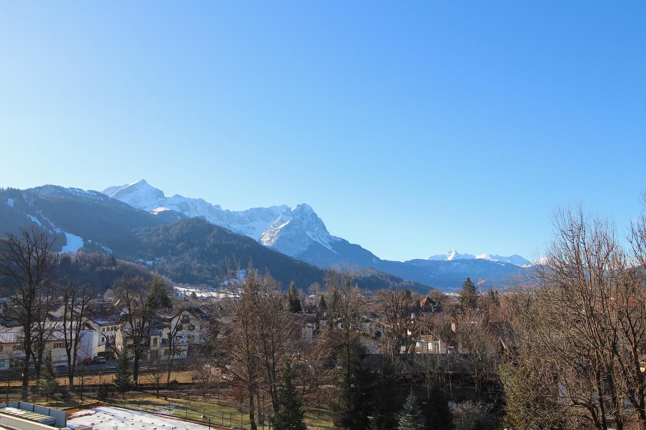 Wettersteinblick Appartement Garmisch-Partenkirchen Buitenkant foto